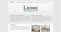 Desktop Screenshot of leonestudiolegale.com